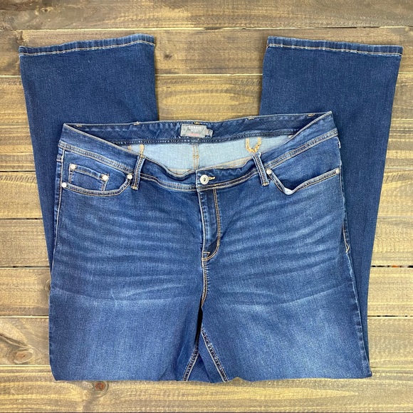 Torrid Luxe Slim Boot Hi Rise Jeans Sz 24 Tall - Picture 6 of 10